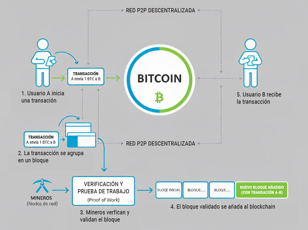 cómo funciona bitcoin