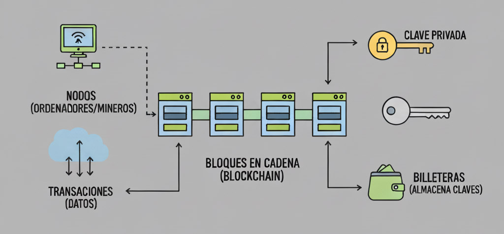 como funciona el blockchain