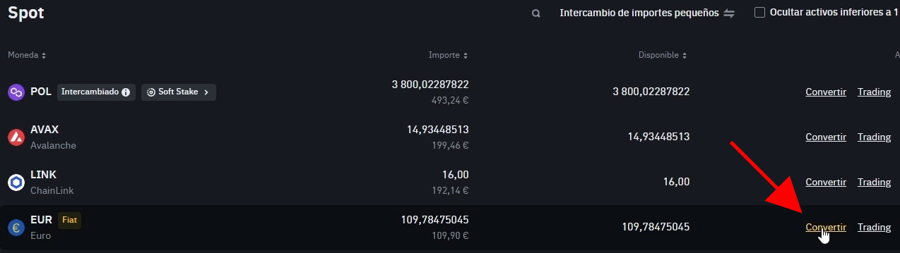 enlace de convertir en binance