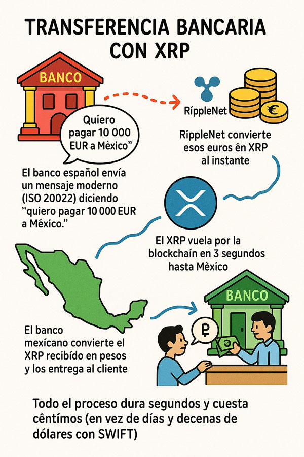 transferencia bancaria con xrp