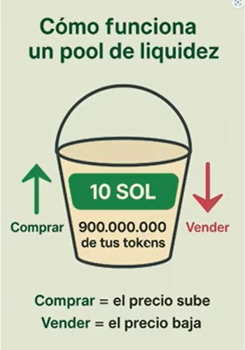 piscina de liquidez en solana