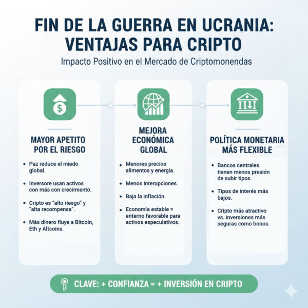 ventajas del fin de la guerra en ukrania para cripto